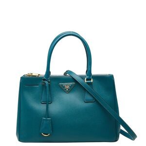 Prada Galleria Triangle Logo Handbag